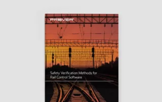 Safety verification methods for rail control software