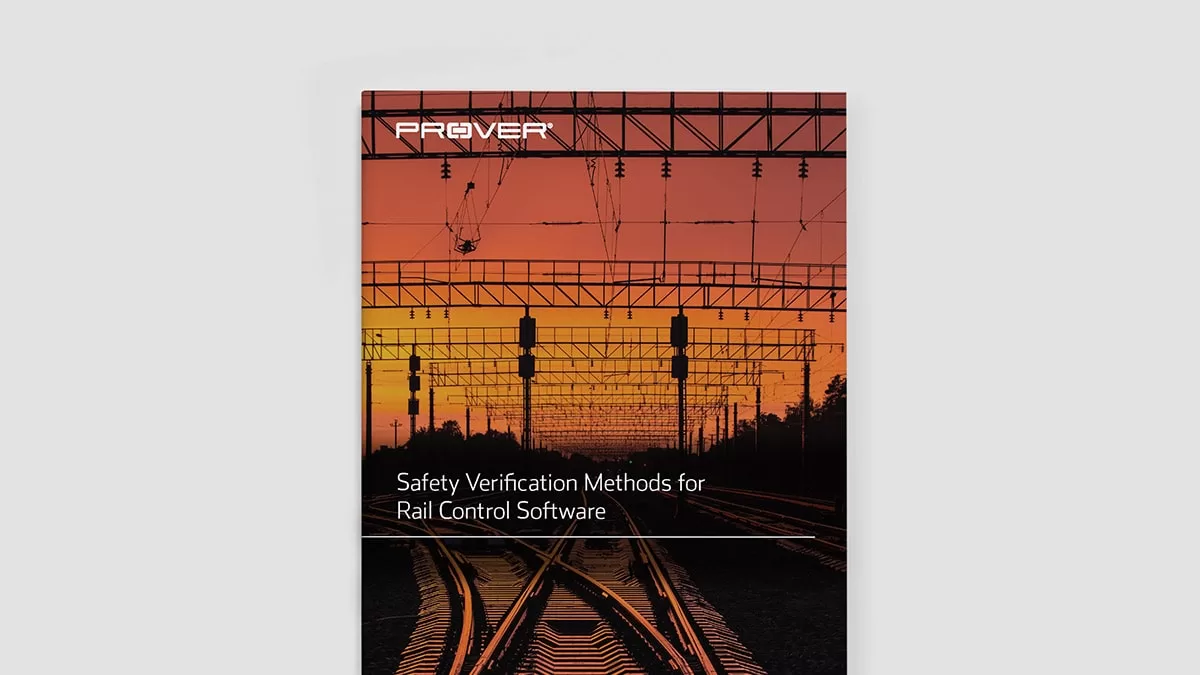 Safety verification methods for rail control software